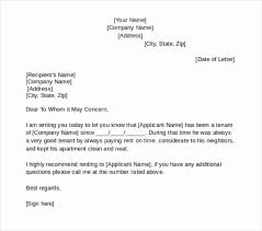 Tenant Recommendation Letter Mt Home Arts