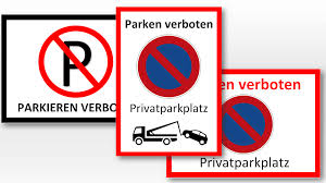 Dieses schild oder aufkleber durchgang verboten video überwacht zeigt eine kamera und folgenden text : Parken Verboten Schild Zum Ausdrucken Muster Vorlage Ch