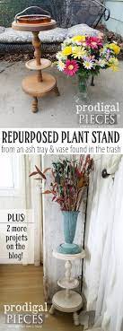 Well you're in luck, because here they come. Repurposed Plant Stand With Patina Paint Prodigal Pieces