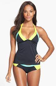 Nike Bondi Block Halter Tankini Top Nordstrom Halter Top Tankini Swimsuits Sporty Tankini