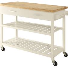 Kitchen carts kitchen islands & carts on sale. White Kitchen Island Trolley With Open Shelves Bunnings Australia