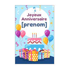 Carte anniversaire gratuite à imprimer fille 11 ans. Carte D Anniversaire Pour Enfant A Imprimer Gratuit