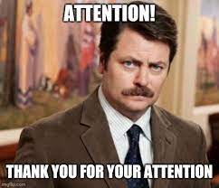 Thanks for your attention funny. Thanks For Your Participation Funny