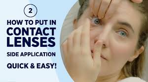 How To Put In Contact Lenses Vision Direct Uk