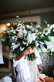 Today i will show you bridal hand tide bouquet, how to make wedding bouquets with artificial flowers, wedding hand bouquet tutorial, how to create your own bridal bouquet. Just Delivered Loose And Organic Hand Tied Bridal Bouquet Of White Clematis White And Ivory Roses Wh Wedding Flowers Eucalyptus Bouquet Flower Bouquet Wedding