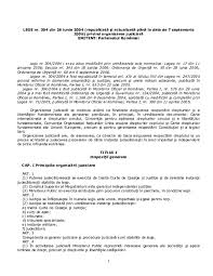 67/2004 pentru alegerea autoritatilor administratiei publice locale. Pdf Legea 304 Din 2004 Organizarea Judiciara Andreea Vintila Academia Edu