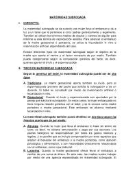 Si una mujer no puede llevar un embarazo a término, ella y su pareja pueden optar por la gestación subrogada (tradicional o gestacional). Doc Maternidad Subrogada Luis Pastor Academia Edu