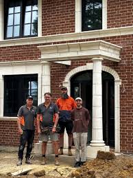 Why is this couple building a Georgian style house in the middle of  Canberra?