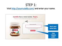 Christmas has come early for nutella chocolate spread lovers. 5 Simple Steps To Create Your Own Nutella Label