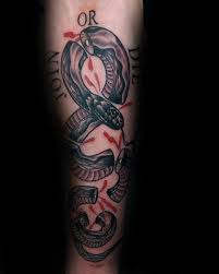 Ditari, martius, vel mori, fili mi incliti, apto aut morior, vincere aut mori. New School Style Colored Forearm Tattoo Of Ripped Bloody Join Or Die Snake Tattooimages Biz