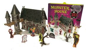 Just In Time For Halloween Sassi 3d Monster House Book On The Night Of The Full Moon We Hear Strange Noises In The Monster House House Book Halloween Fun