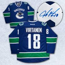 This was written on my other blog in response to an anon request that i got, and i'm still soft for it, so here it is again! Jake Virtanen Vancouver Canucks Autographed Reebok Premier Hockey Jersey Nhl Auctions