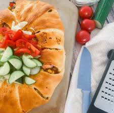 Ines Wuttke Mit Pampered Chef Auf Instagram Dieser Taco Ring Ist Perfekt Fur Einen Gemutlichen Abend Mit Freunden Ein Ganz Pampered Chef Food Hot Dog Buns