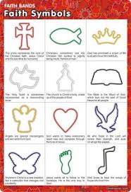 Faith Symbols Christian Faith Bands Rubber Band Bracelets 12pk Faith Symbol Christian Symbols Biblical Symbols