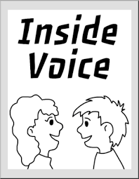 You can use these free voice level inside voice clipart for your websites, documents or presentations. Teaching Extras Classroom Posters And Signs Inside Voices Classroom Rules Abcteach