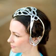Padme Queen Amidala Crown Headpiece Band Tatooine Cosplay 3D Printed Resin 