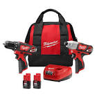 M12 12V Lithium-Ion Cordless Drill Driver Impact Driver Combo Kit  2-Tool      2494-22 Milwaukee Tool