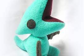 Teal And Grey Pterodactyl Plush In 2020 Teal And Grey Plush Pattern Warm Grey