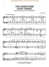 For piano, there is an instantly recognizable sound that, for are you a beginner who started playing last month? The Godfather Love Theme Sheet Music By Nino Rota 1911 1979 Sheet Music Plus Nino Rota The Godfather Sheet Music