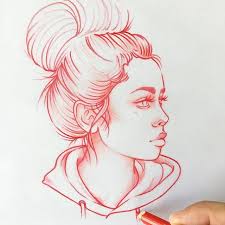 Girls In Hoodies Art Sketches Cute Drawings Art Drawings
