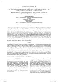 Employees are generally defined by the higher level of control that the employer has over the details of the employee's work. Pdf Job Satisfaction Among Malaysian Employees An Application Of Spector S Job Satisfaction Survey In The South East Asian Context Keis Ohtsuka Mazidah Mohd Dagang And R Zirwatul Aida R Ibrahim
