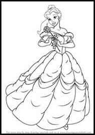 Belle is a young woman who sacrifices herself to protect her father, who must die because he harvested a rose in the garden of a horrible monster. How To Draw Beauty And The Beast Cartoon Characters Drawing Tutorials Drawing How To Draw Beauty And The Beast Illustrations Drawing Lessons Step By Step Techniques For Cartoons