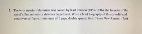 An intriguing, colorful, biography of the dutch artist's troubled life. 5 The Term Standard Deviation Was Coined By Karl Chegg Com