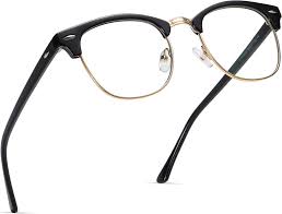 Amazon Com Aomaste Blue Light Blocking Glasses Retro Semi Rimless Uv400 Clear Lens Computer Eyewear For Men Women Computers In 2020 Computer Eyewear Glasses Eyewear