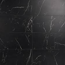 Black And White Marble Porcelain Tile Marble Tech Port Laurent 12x24 Matte Porcelain Tile In 2020 Black Marble Tile Porcelain Tile Black Marble Bathroom