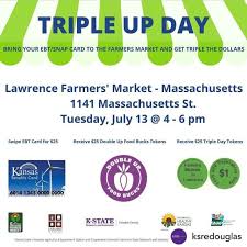 Electronic benefit transfer (ebt) is an electronic system that allows state welfare departments to issue benefits via a magnetically encoded payment card used in the united states. Double Up Food Bucks Lawrence Farmers Market