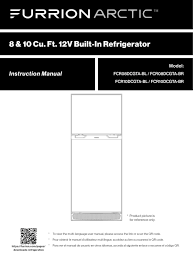 Capacity, so it can easily hold your drinks, fruits, and other types of. Furrion Arctic Fcr08dcgta Bl Instruction Manual Pdf Download Manualslib