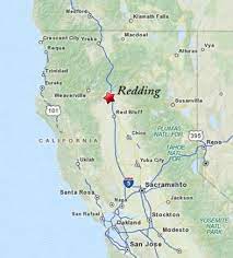 Redding is northern california's primary producer and. Redding Map California Map Redding California