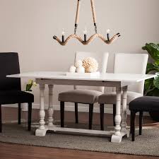 Southern Enterprises Edenderry Wood Top Folding Dining Table White Dining Table Dining Table Folding Dining Table