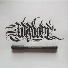 45 Beautiful Examples Of Blackletter And Gothic Calligraphy Calligraphy Design Calligraphy Words Calligraphy