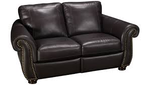 Softaly Nailhead Leather Power Loveseat Recliner Loveseats For Sale In Ma Nh And Ri At Jordan S Furniture Love Seat Loveseat Recliners Furniture