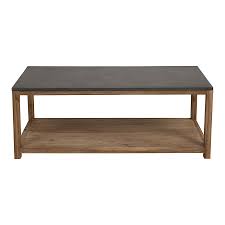 La structure est en aggloméré hydrofuge et le béton, teinté dans la masse, est appliqué par une technique d'enduit. Table Basse Contemporaine En Acacia Et Beton Graphite Tables Basses Interior S
