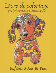 Pratique au départ spirituelle pratiquée par les moines bouddhistes, elle a été reprise aujourd'hui par toute personne qui aime passer un peu de temps à colorier. Livre De Coloriage 50 Mandalas Animaux Enfants 6 Ans Et Plus Livre A Colorier 50 Mandalas Sur Fond Noir Soulager Les Dessins D Animaux Livre Elephants Hiboux Chevaux Chiens