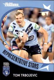 Tom trbojevic is a footy freak from 'another planet'. 2020 Nrl Traders Representative Stars Rs26 Tom Trbojevic Nsw Blues Diggaz Trading Cards