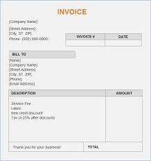 Simple Invoice format In Excel – horotaurus.info