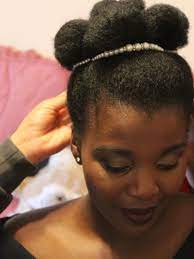 If you are a true supporter of natural hair, but also want to experiment with fashion trends, this coloring is exactly what you need. Natural Hair Updo 4c Prom Elegant Natural Hair Styles Natural Hair Updo Hair Styles