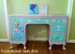 Sweet Song Bird Frozen Inspired Vanity Redo Decoupage Tutorial Decoupage Tutorial Frozen Inspired Vanity Redo