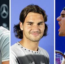 Players at hall of fame open debate between djokovic, nadal and federer. Kurzhaarschnitt Roger Federer Hat Eine Neue Frisur Welt