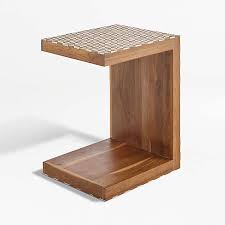 Pick up this teakwood creation that uses branches as legs. Lacquer Side Tables Crate And Barrel