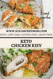 Keto Chicken Kiev Low Carb Gluten Free Nut Free Recipe In 2020 Chicken Kiev Keto Chicken Low Carb Dinner Chicken