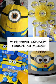 Check spelling or type a new query. 29 Cheerful And Easy Minion Party Ideas Shelterness