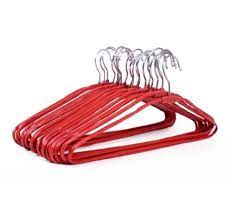 Fendom Heavy & Durable Stainless Steel Cloth Hanger with Plastic Coating,  Almirah Hangers (Pack of 10) : Amazon.in: Home & Kitchen