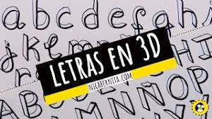 Como Dibujar Letras En 3d Originales Letras Para Titulos Y Apuntes Youtube Adjetivos de una sola terminación en singular (amable, constante) pero que sí varían en plural (amables. como dibujar letras en 3d originales letras para titulos y apuntes