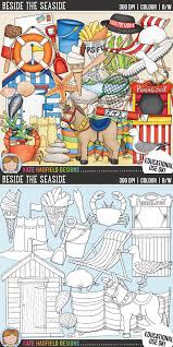 Beach Theme Black And White Beach Clipart British Beach Clip Art Beside The Seaside Beach Clipart Clip Art Art Projects