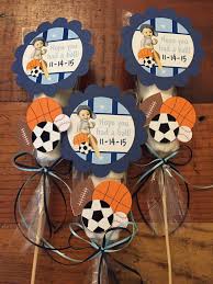Sports theme is the right choice to welcome the arrival of a baby boy. All Stars Baby Shower Ideas Sports Baby Shower Sports Baby Shower Theme Sports Baby Shower Sports Baby Shower Decorations