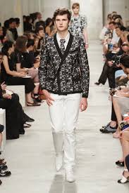 Chanel Resort 2014 Singapore Men S Black Jacket And White Pants Iii Zaidd Or